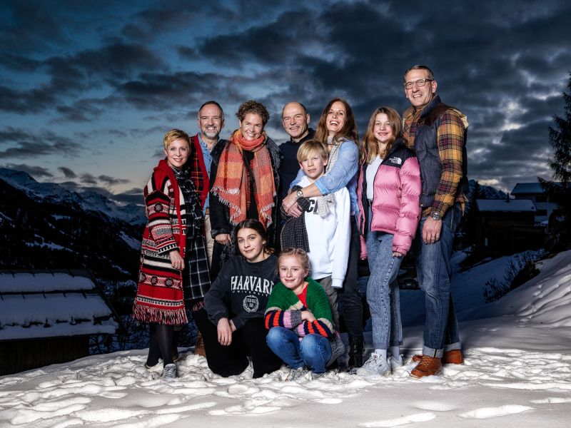 Ski-Team mit Laurence Rochat & Marc Girardelli